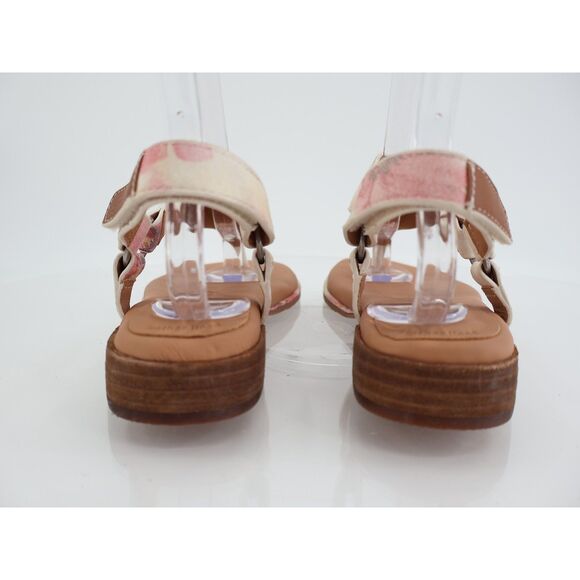 Gentle Souls Holly Sandals Womens Size 8 Thong Floral Leather Block Heel Comfy - Picture 5 of 11
